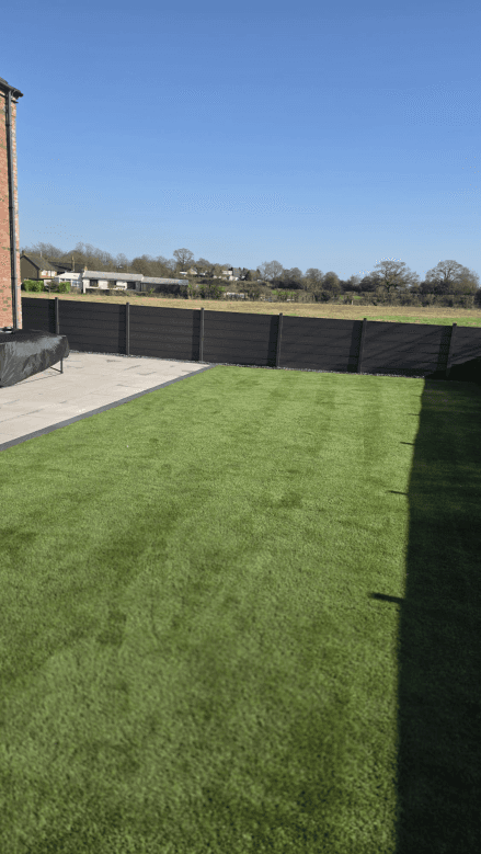 Artificial grass lawn installation by Tru-Pro